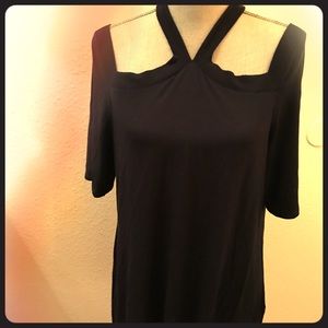 Postmark Anthropologie Navy Blue Shirt NWT Large